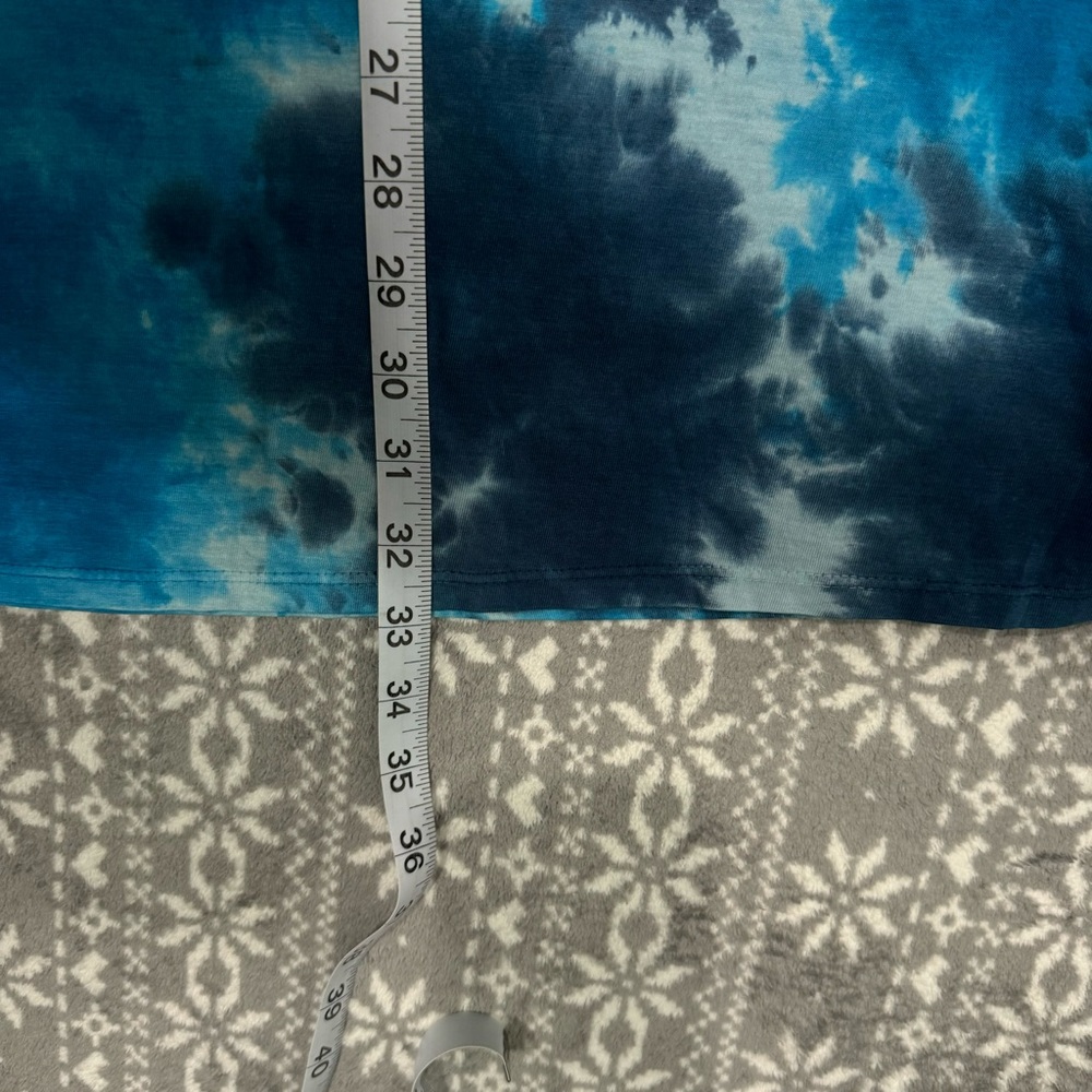 LOGO by‎ Lori Goldstein Benni Beach to Street Tie-Dye Midi Skirt Large Beachy - Picture 10 of 12